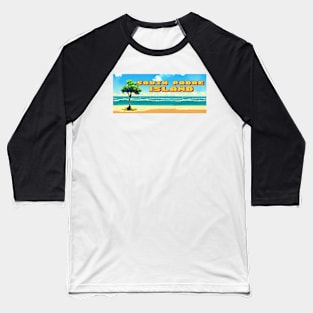 South Padre Island | 8 Bit | Retro | Vintage Baseball T-Shirt